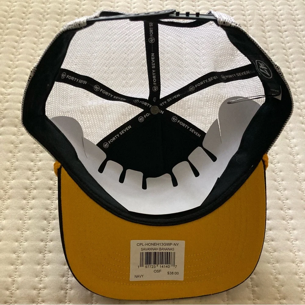 Savannah Bananas 47 Brand SnapBack Rope Hat OSFA Adjustable Mesh Back Trucker - Picture 7 of 11